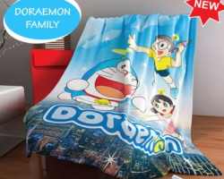 Grosir Selimut KINTAKUN - Grosir Selimut Kintakun Motif Doraemon Family