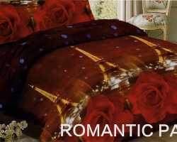 Grosir Sprei RED ROSE - Grosir Koleksi Sprei Red Rose Motif Romantic Paris