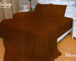 Grosir Sprei VALLERY - Sprei Dan Bed Cover Vallery Chocolate