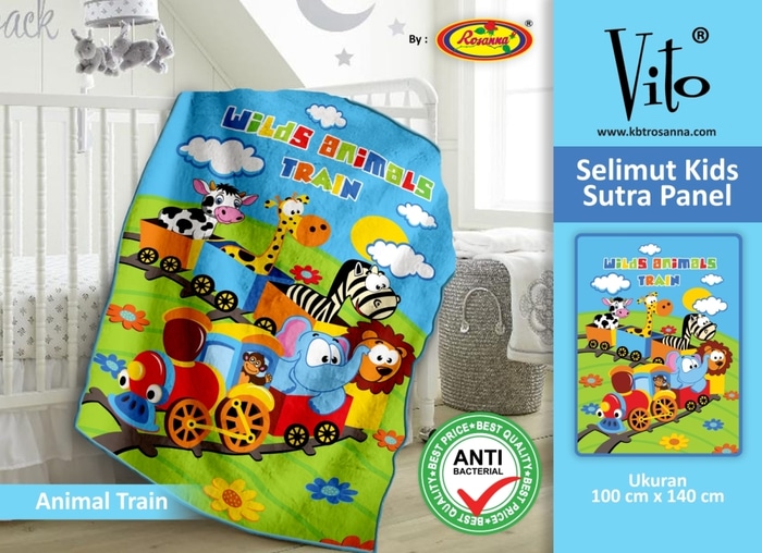 SELIMUT VITO KIDS - Grosir Selimut Vito Kids Train
