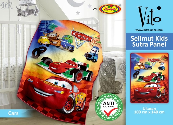 SELIMUT VITO KIDS - Grosir Selimut Vito Kids Cars
