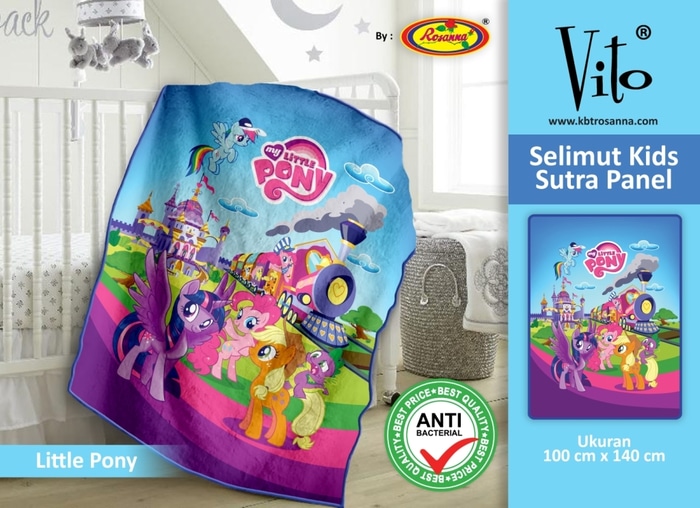 SELIMUT VITO KIDS - Grosir Selimut Vito Kids Pony