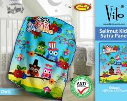 Grosir SELIMUT VITO KIDS - Grosir Selimut Vito Kids Owl