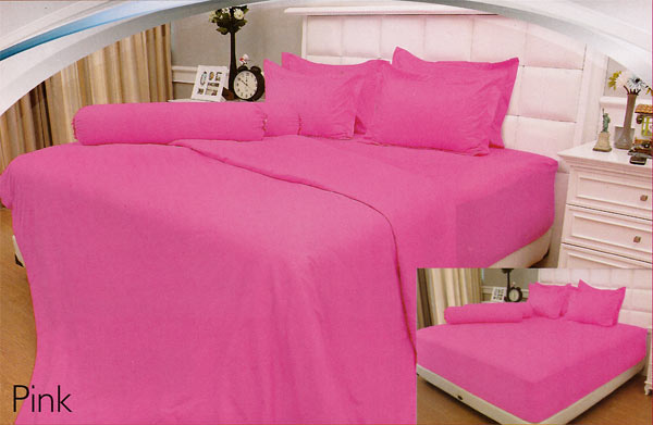 Sprei VALLERY - Sprei Dan Bed Cover Vallery Pink