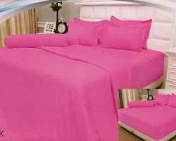 Grosir Sprei VALLERY - Sprei Dan Bed Cover Vallery Pink