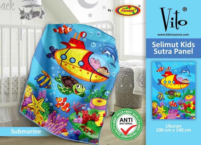 SELIMUT VITO KIDS - Grosir Selimut Vito Kids Submarine