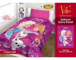 Grosir Selimut Vito Sutra Panel - Grosir Selimut Vito Sutra Motif Frozen Olaf