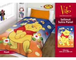 Grosir Selimut Vito Sutra Panel - Grosir Selimut Vito Sutra Motif Pooh
