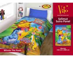 Grosir Selimut Vito Sutra Panel - Grosir Selimut Vito Sutra Motif Winnie The Pooh