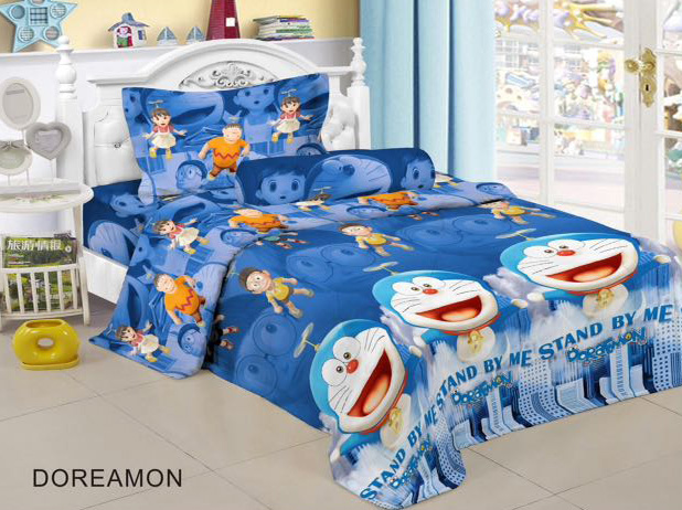 Sprei FAIRMONT - Grosir Sprei Fairmont Motif Doraemon Stand By Me