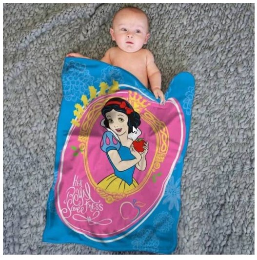 SELIMUT INTERNAL BABY - Grosir Dan Satuan Selimut Baby Internal Motif Snow White